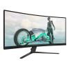 Philips Evnia 3000 34M2C3500L - LED-Monitor - Gaming - gebogen - 86.36 cm (34") - 3440 x 1440 WQHD @ 180 Hz - Fast VA - 300 cd / m² - 4000:1 - HDR10 - 0.03 ms - 2xHDMI, DisplayPort - holzkohlefarben