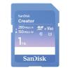 SanDisk Creator - Flash-Speicherkarte - 1 TB - Video Class V60 / UHS-II U3 / Class10 - SDXC UHS-II
