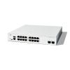 Cisco Catalyst 1200-16T-2G - Switch - L3 - Smart - 16 x 10 / 100 / 1000 + 2 x Gigabit Ethernet SFP - an Rack montierbar