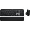 Logitech Master Series MX Keys S Combo for Mac - Tastatur-und-Maus-Set - full size - hinterleuchtet - kabellos - Bluetooth LE - QWERTZ - Deutsch - Space-grau