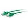 C2G 1ft (0.3m) Cat6a Snagless Unshielded (UTP) Slim Ethernet Network Patch Cable - Green - Patch-Kabel - RJ-45 (M) zu RJ-45 (M) - 30 cm - 4.8 mm - UTP - CAT 6a - geformt, ohne Haken - grün