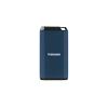 Transcend ESD410C - SSD - verschlüsselt - 2 TB - extern (tragbar) - USB (USB-C Steckverbinder) - 256-Bit-AES - dunkelblau