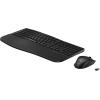 HP 685 - Tastatur-und-Maus-Set - dual mode, 3-zone layout, multi-device, 23 programmable keys, OS Auto-Detection, low profile key travel - full size - Bluetooth, 2.4 GHz - QWERTZ - Deutsch - Schwarz - Smart Buy