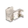 Delock D-Typ RJ45 Einbaubuchse mit LSA Anschluss Cat.6A STP Metall