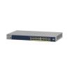 NETGEAR Smart GS724TPP - Switch - L3 Lite - Smart - 24 x 10 / 100 / 1000 (PoE+) + 2 x Gigabit SFP - Desktop, an Rack montierbar - PoE+ (380 W)