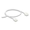 Delock RJ45 Netzwerkkabel Cat.6 UTP Ultra Slim 0,5 m weiß mit kurzen Steckern