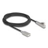 Delock - USB-Kabel - USB (M) zu 24 pin USB-C (M) gewinkelt - USB 2.0 - 20 V - 3 A - 2 m - Schnellladen bis 60 W - Schwarz, Silber