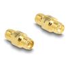 Delock - Antennenadapter - RP-SMA Stecker zu RP-SMA Stecker - Koax