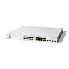Cisco Catalyst 1200-24FP-4X - Switch - L3 - Smart - 24 x 10 / 100 / 1000 (PoE+) + 4 x 10 Gigabit SFP+ - an Rack montierbar - PoE+ (375 W)