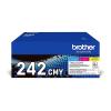 Brother TN242CMY Value Pack - 3er-Pack - Gelb, Cyan, Magenta - original - Tonerpatrone - für Brother DCP-9017, DCP-9022, HL-3142, HL-3152, HL-3172, MFC-9142, MFC-9332, MFC-9342