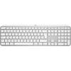 Logitech Master Series MX Keys S for Mac - Tastatur - full size - hinterleuchtet - kabellos - Bluetooth LE - QWERTZ - Deutsch - Pale Gray