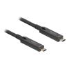 Delock Aktives Optisches USB-C 8K Video + Daten + PD Kabel 10 m