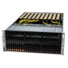 Supermicro SuperServer 421GE - Server - Rack-Montage - 4U - keine CPU - RAM 0 GB - SATA / NVMe - Hot-Swap 6.4 cm (2.5") Schacht / Schächte - keine HDD - 1GbE, 10GbE, 5GbE, 2.5GbE - Monitor: keiner - Front schwarz, silbernes Gehäuse