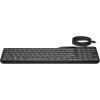 HP 405 - Tastatur - Multi-Device - 65% (compact) - hinterleuchtet - USB - Deutsch - Schwarz