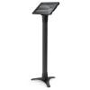 Compulocks iPad Pro M4 13" (2024), Apex Enclosure Portable Floor Stand - Befestigungskit (Gehäuse, Aufstellung) - freiliegende Front- / Rückkamera und Sensoren - für Tablett - 45 Grad fest - verriegelbar - Metall - Schwarz - Bildschirmgröße: 33 cm (13"