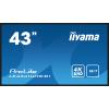 iiyama ProLite LE4341UHS-B1 - 109 cm (43") Diagonalklasse (108 cm (42.5") sichtbar) LCD-Display mit LED-Hintergrundbeleuchtung - Digital Signage - 4K UHD (2160p) 3840 x 2160 - Schwarz, glänzend
