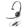 Poly Blackwire 3210 - Blackwire 3200 Series - Headset - On-Ear - kabelgebunden - aktive Rauschunterdrückung - USB-A - Schwarz - Skype-zertifiziert, Avaya Certified, Cisco Jabber Certified - Replaces Poly SKU 209744-22