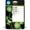 HP 937 - 4er-Pack - Schwarz, Gelb, Cyan, Magenta - original - Tintenpatrone - für P / N: 403X8B#ABF